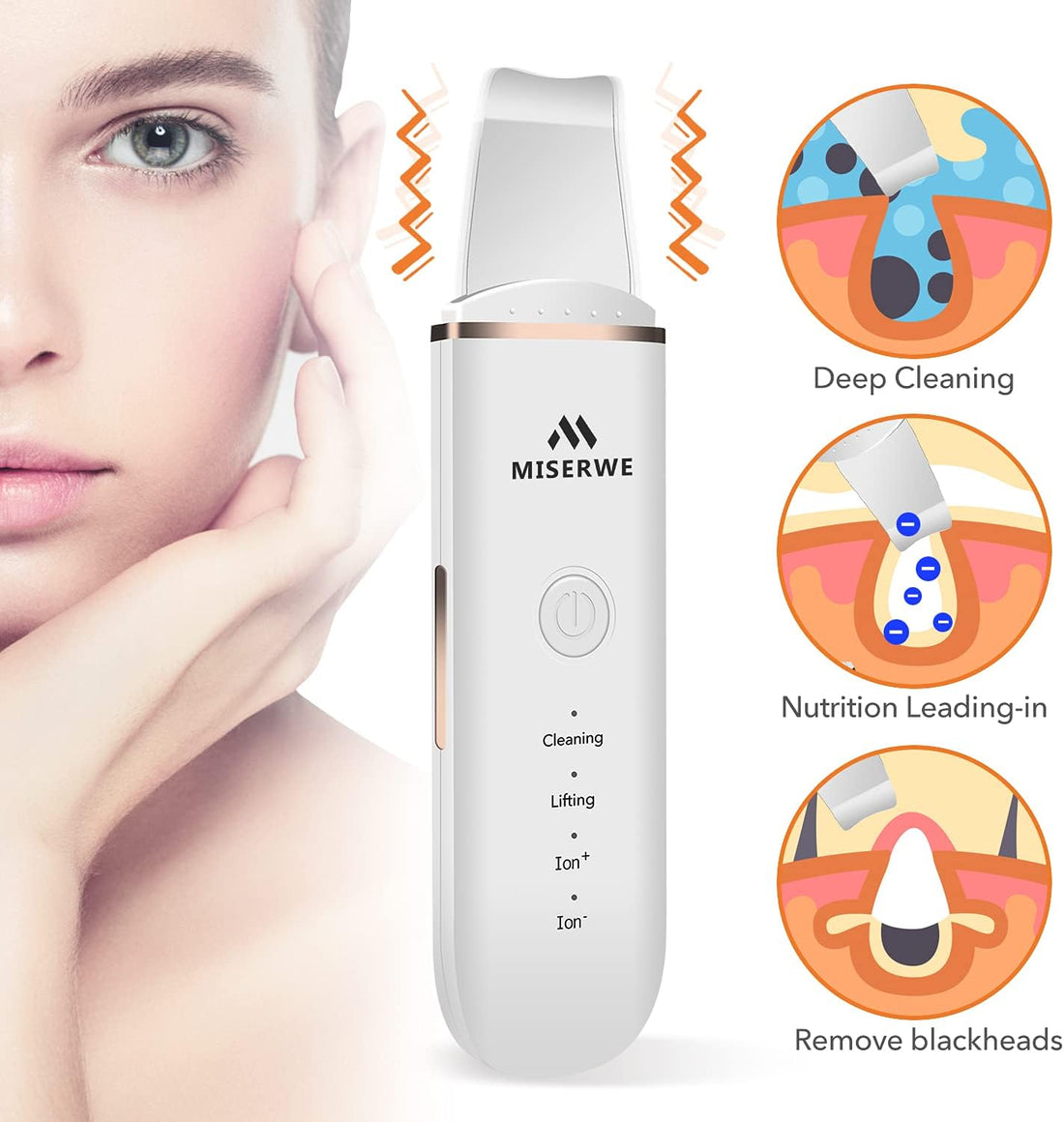 Deep Cleansing Blackhead Remover Pore Cleanser Facial Beauty Lifting Tool