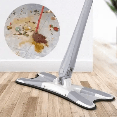 X Mop Floor Cleaning Mop Hand Free Washing Water Squeeze Flat Mop Lazy X-type Mop