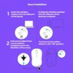 Logitech B175 USB Wireless Mouse – Plug & Play, Long Battery, Quiet & Compact - Image 8