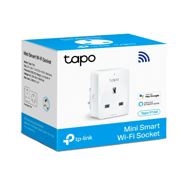 TP-Link Tapo P100 Mini Smart Wi-Fi Socket | Remote Control | Schedule | Timer | Voice Control | 13A - Image 8