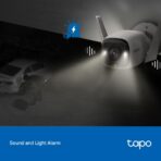 TP-Link Tapo C320WS Outdoor Security Wi-Fi Camera—4MP QHD, Full-Color Night Vision, IP66 Weatherproof - Image 7