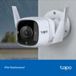 TP-Link Tapo C320WS Outdoor Security Wi-Fi Camera—4MP QHD, Full-Color Night Vision, IP66 Weatherproof - Image 8