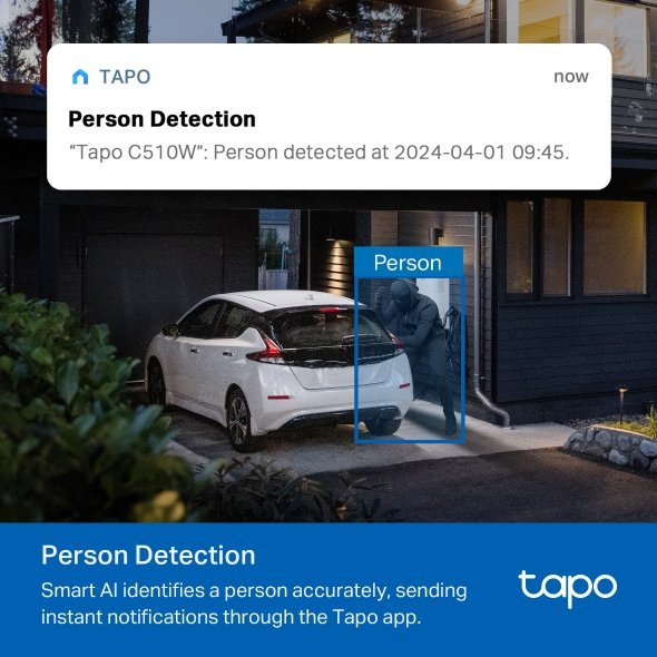 TP-Link Tapo C510W Outdoor 360 2K Security Wi-Fi Camera - Image 8