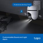 TP-Link Tapo C520WS Outdoor Security Wi-Fi Camera | 4MP 2K QHD | Starlight Color Night Vision | 360° Coverage | IP66 - Image 6