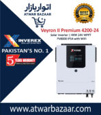 Inverex Veyron II Premium 4200-24 Solar Inverter | 4KW 24V MPPT | PV8000 IP54 with WiFi