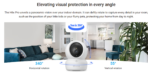 EZVIZ H6c Pro 3K Pan & Tilt Smart Home Security Camera | Dual-Band WiFi, Auto-Zoom Tracking, Night Vision - Image 4