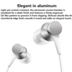 Xiaomi Mi Piston Basic In-Ear Wired Earphones with Mic & Control Button – 3.5mm Jack (Black / Silver) - Image 2