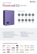 Knox Powerwall 3.0 25.6V 100Ah LiFePO4 Battery – Model LIO 2.56-IP20 | 6000 Cycles - Image 2