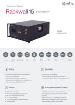Knox Rackwall 15 51.2V 280Ah LiFePO4 Lithium Battery – Model LIO 15.0-IP20 | 14.3kWh - Image 3