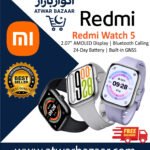 Redmi Watch 5 | 2.07” AMOLED Display | Bluetooth Calling | 24-Day Battery | Built-in GNSS