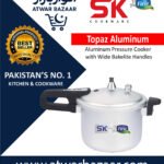 Topaz Aluminum Pressure Cooker by SK Cookware