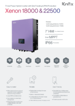 Knox Xenon 18000 & 22500 Three Phase Hybrid Solar Inverter | 12kW / 15kW Dual MPPT IP66 Smart Inverter - Image 2