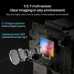 Xiaomi Solar Outdoor Camera BW400 Pro Set – 2.5K AI Security Camera, 10000mAh Battery, Solar Powered, IP66 Waterproof - Image 7