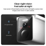 Xiaomi Solar Outdoor Camera BW400 Pro Set – 2.5K AI Security Camera, 10000mAh Battery, Solar Powered, IP66 Waterproof - Image 5