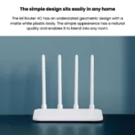 Mi Router 4C – Smart High-Speed 300Mbps WiFi Router with 4 Powerful Antennas - Image 4
