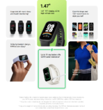 Xiaomi Smart Band 9 Active – 1.47″ Fitness Tracker, 50 Sports Modes, 18-Day Battery, 5ATM Waterproof - Image 3