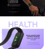 Xiaomi Smart Band 9 Active – 1.47″ Fitness Tracker, 50 Sports Modes, 18-Day Battery, 5ATM Waterproof - Image 4