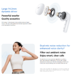 Redmi Buds 6 Active True Wireless Earbuds | Bluetooth 5.4, 30H Battery, Black & Blue - Image 7