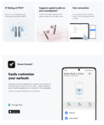 Redmi Buds 6 Active True Wireless Earbuds | Bluetooth 5.4, 30H Battery, Black & Blue - Image 2