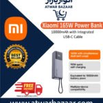 Xiaomi 165W Power Bank 10000mAh with Integrated USB-C Cable