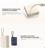 Xiaomi 33W Power Bank 10000mAh with Integrated USB-C Cable - Image 4