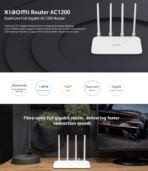 Xiaomi Router AC1200 – Power full Dual Band Gigabit Router with 4 Antennas - Image 2