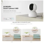 Xiaomi Smart Camera C400 – 2.5K 4MP AI Security Camera, 360° PTZ, Night Vision, Dual-Band WiFi - Image 2