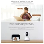 Xiaomi Smart Camera C400 – 2.5K 4MP AI Security Camera, 360° PTZ, Night Vision, Dual-Band WiFi - Image 4