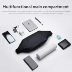 Xiaomi Sports Fanny Pack – Waterproof Waist Bag with Bottle Holder & YKK Zippers - Image 3