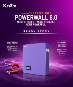 Upgraded Knox Powerwall 6.0 51.2V 100Ah